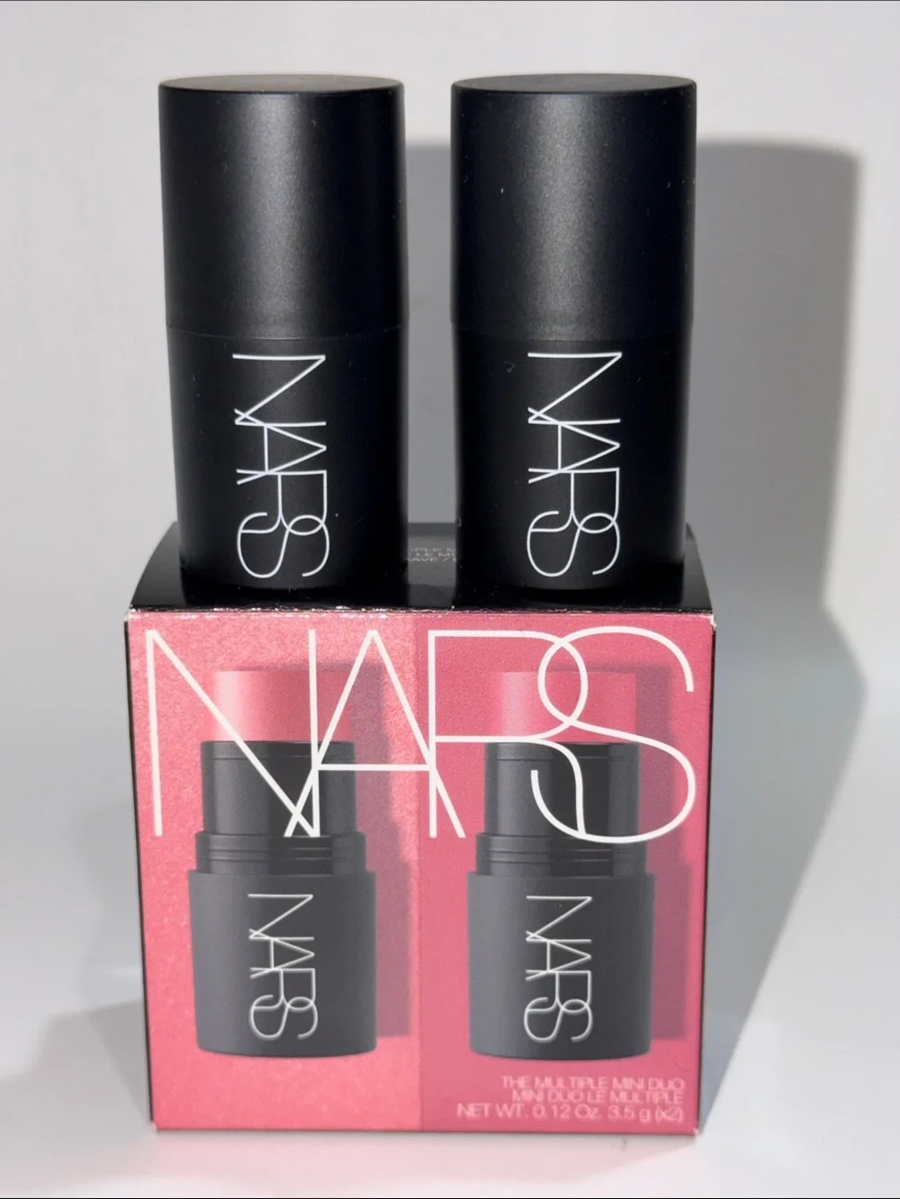 NARS THE MULTIPLE MINI DUO w/ORGASM CRAVE+BAD HABIT 0.12 Oz x 2 NEW IN BOX!